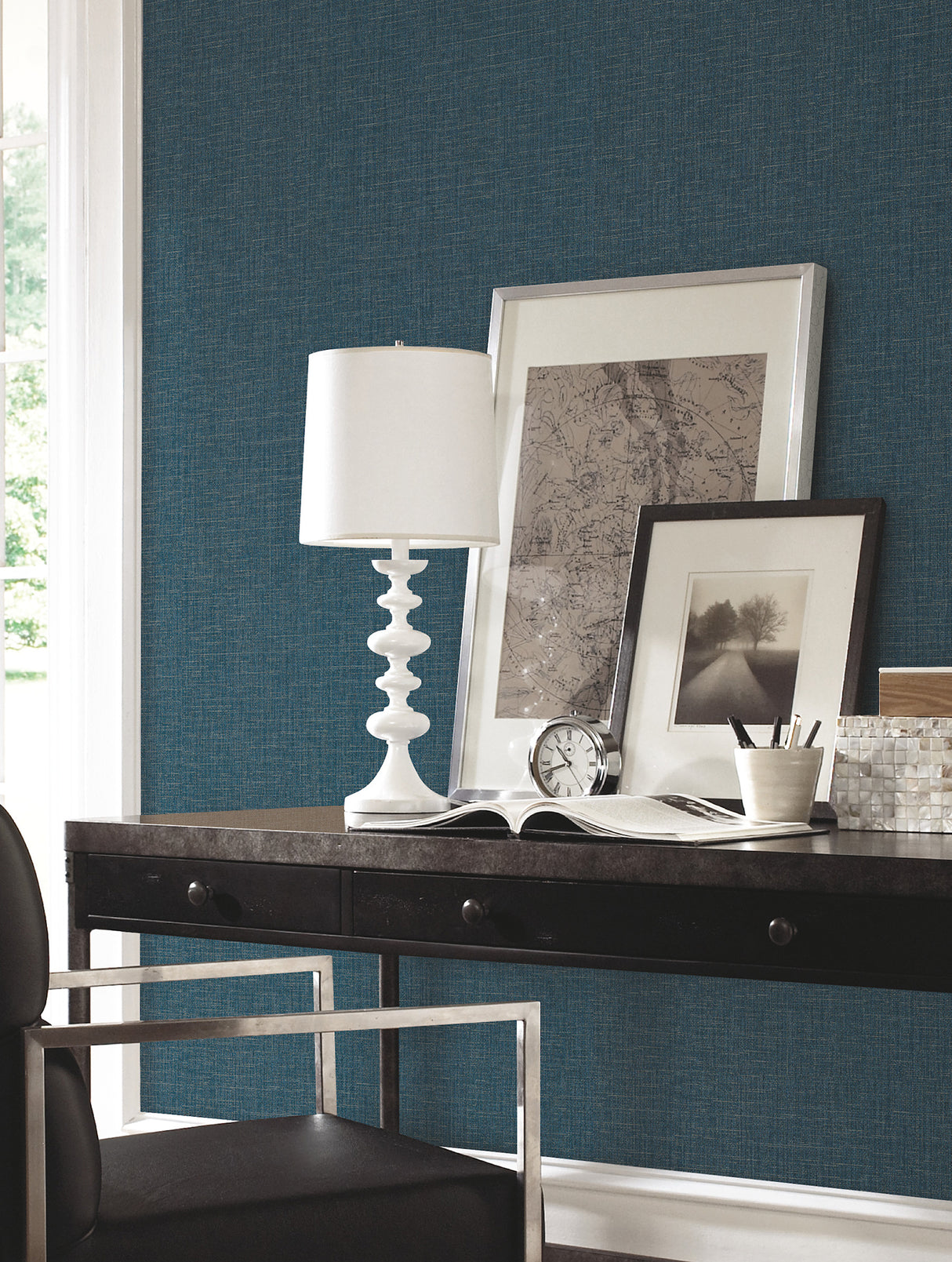 York UD2500N Berwick Indigo Wallpaper