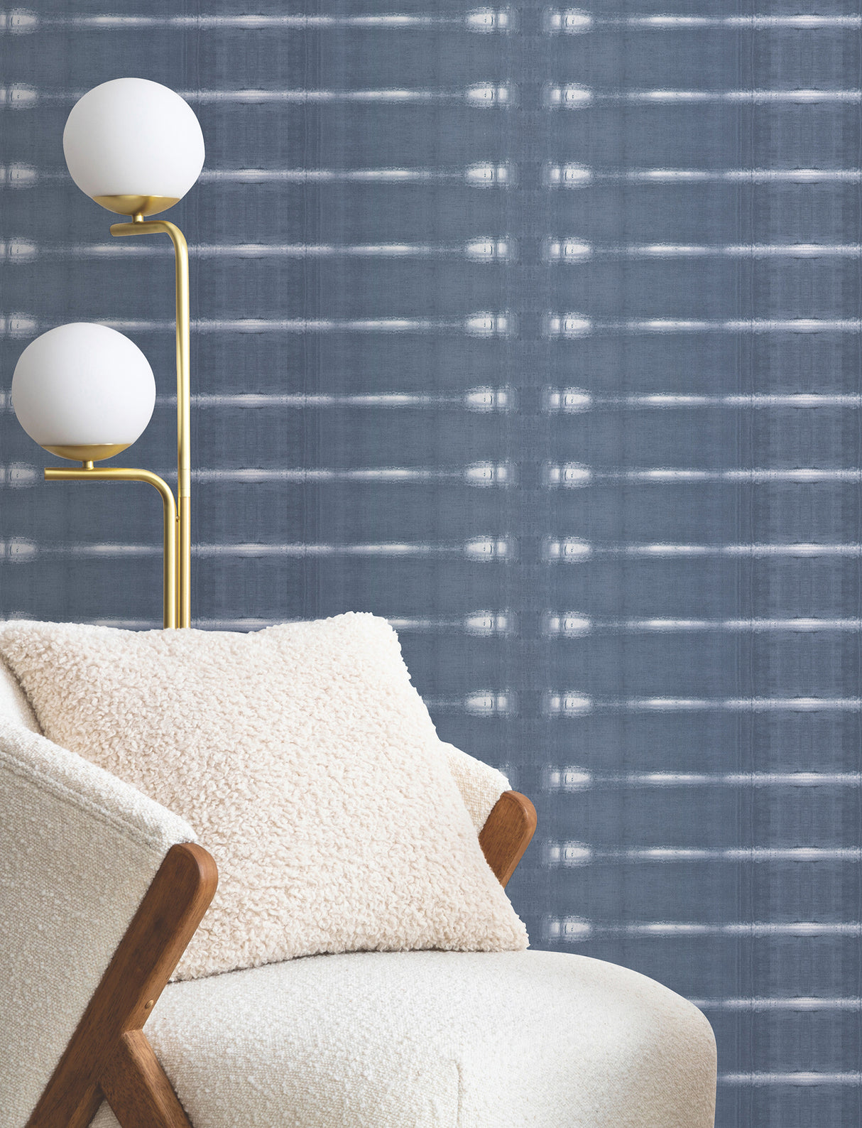 York UD2515N Resound Indigo Wallpaper