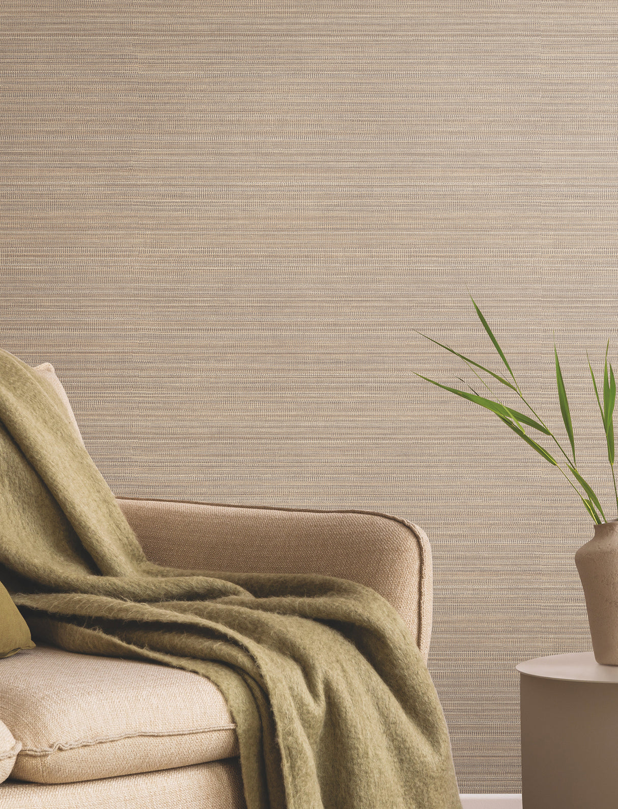 York UD2530N Allineate Parchment Wallpaper