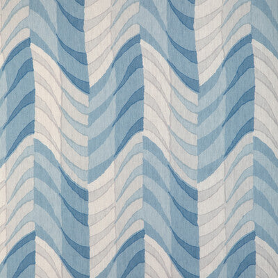 KRAVET BASICS UNDULATION.5.0 UNDULATION OCEAN Fabric - Eade's Wallpaper