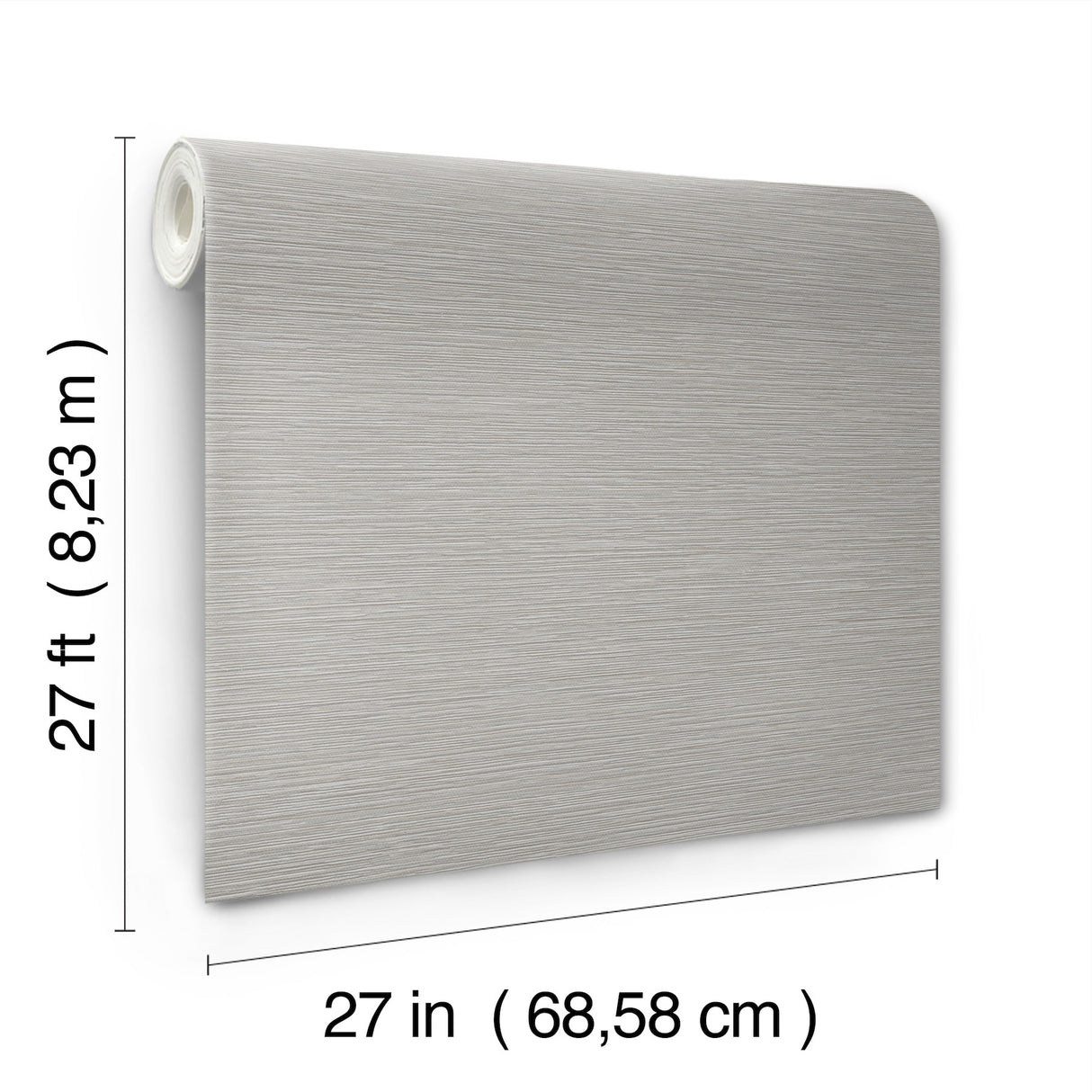 York Wallcoverings UW1070N Oasis Grey Faux Grasscloth Wallpa
