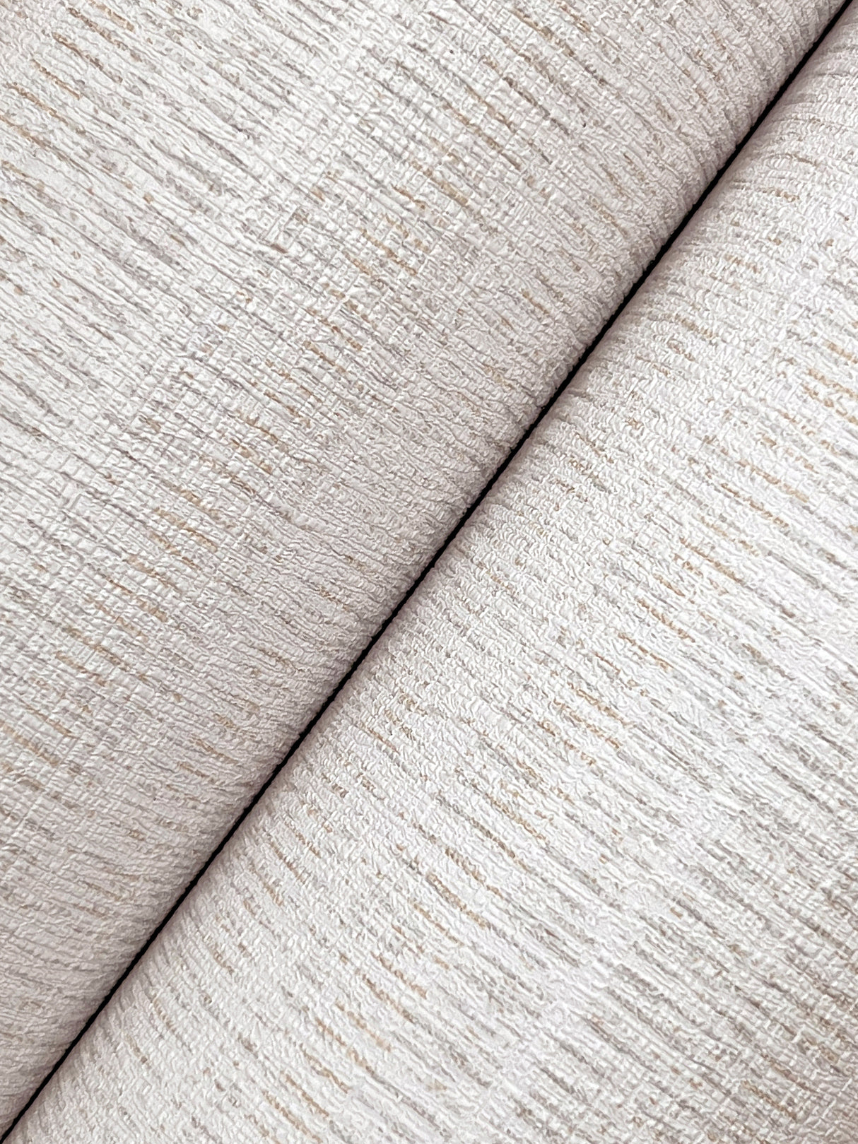 York Wallcoverings UW1089N Line In The Sand White Woven Stri