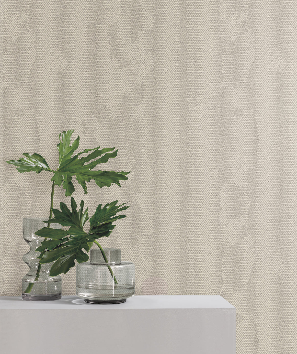 York Wallcoverings UW1119N Tisket A Tasket Grey Basketweave