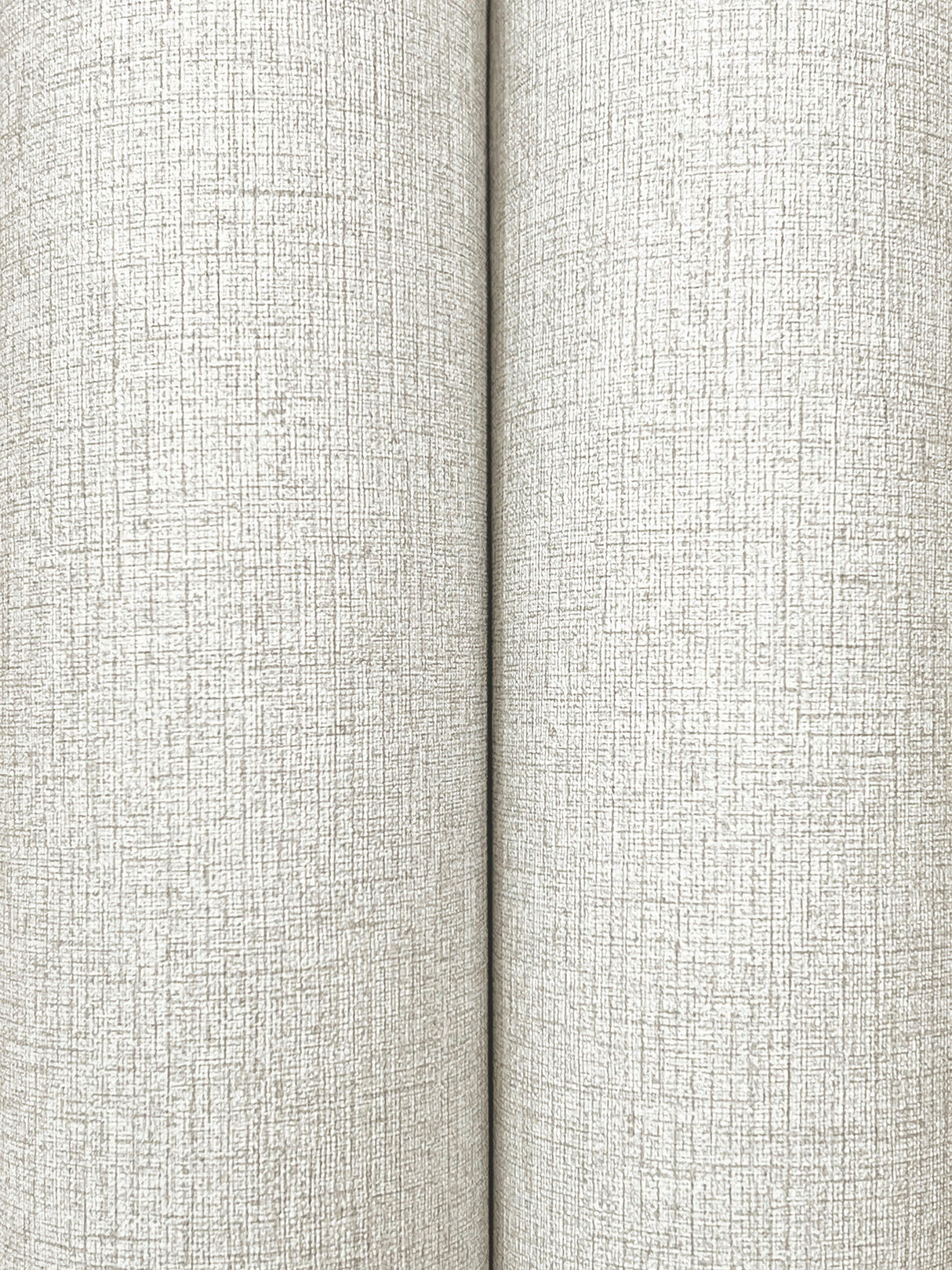 York Wallcoverings UW1125N Heathered Linen Off-White Faux Fa