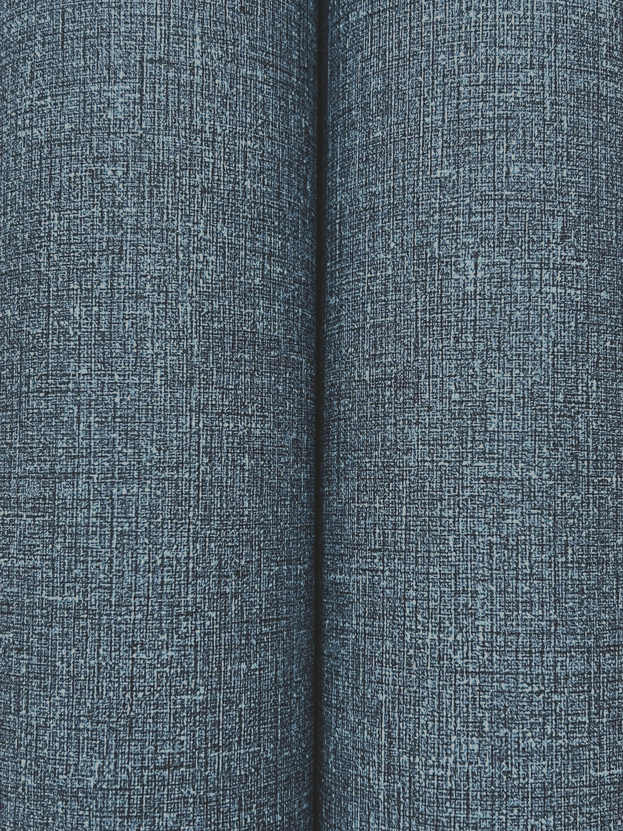 York Wallcoverings UW1127N Heathered Linen Indigo Faux Fabri