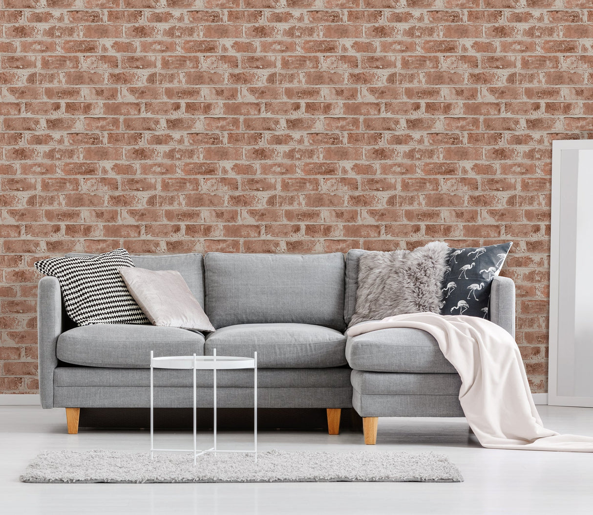 Brewster UW24760 Jomax Red Warehouse Brick Wallpaper