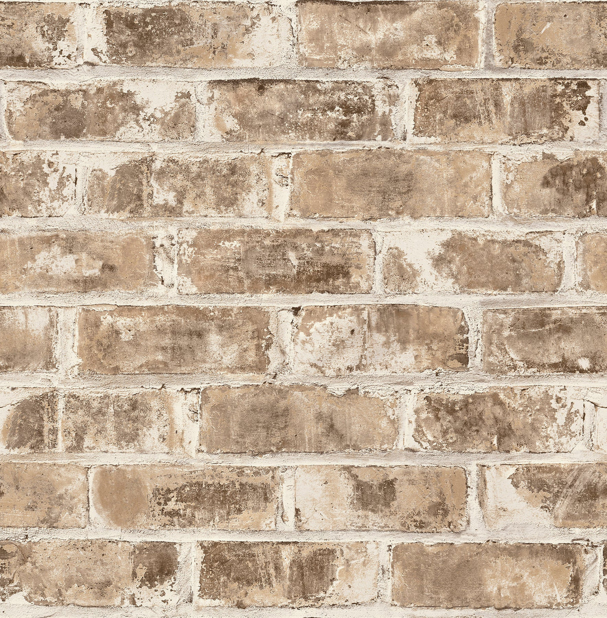 Brewster UW24762 Jomax Neutral Warehouse Brick Wallpaper