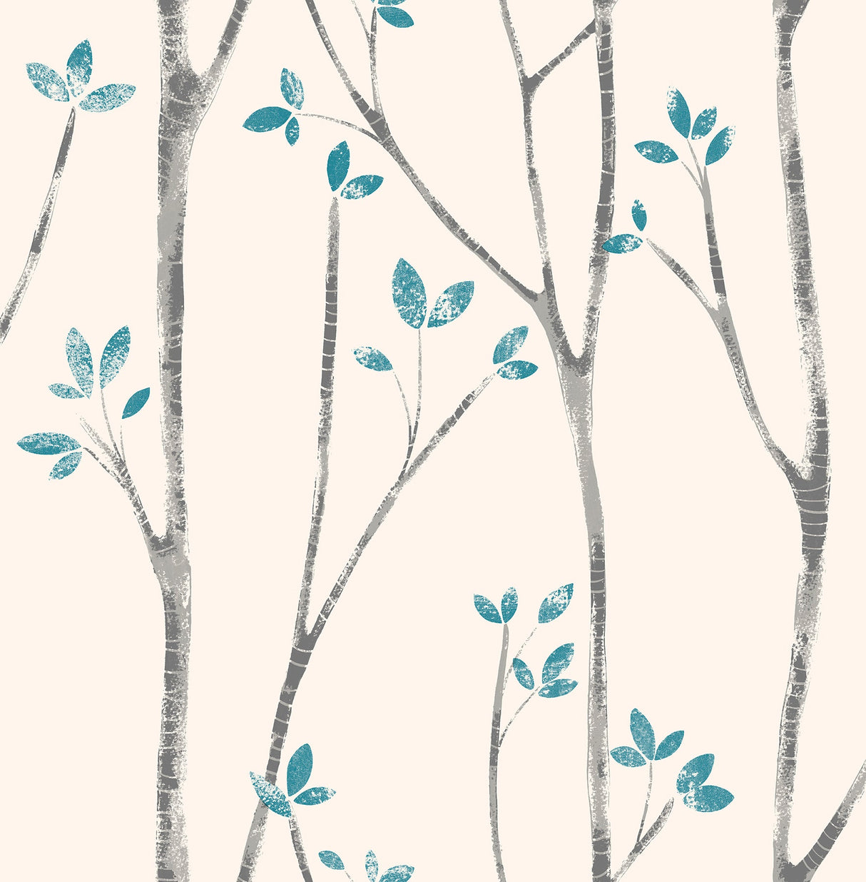 Brewster UW24777 Ingrid Blue Scandi Tree Wallpaper