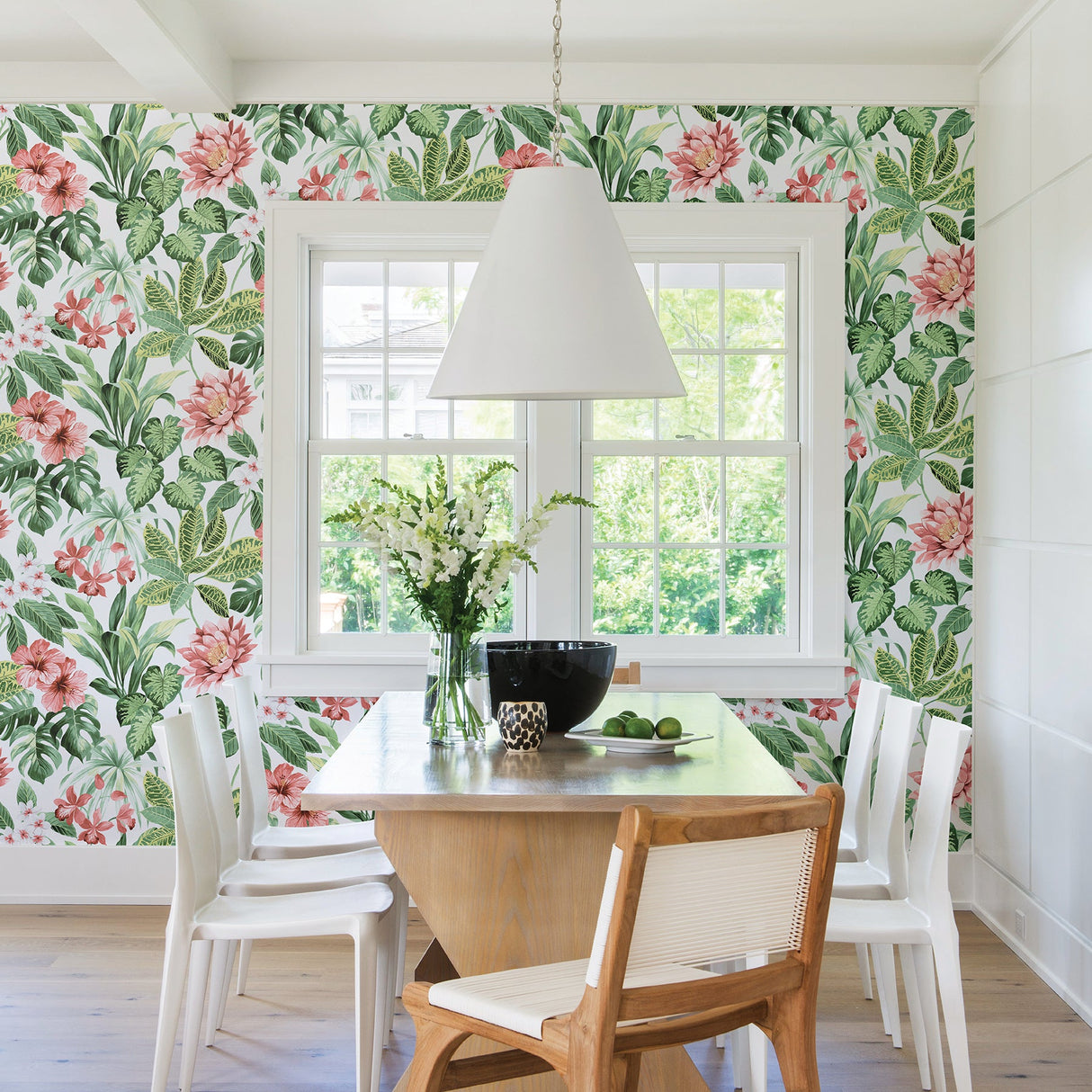 Brewster UW25893 Josefa Green Tropical Wallpaper