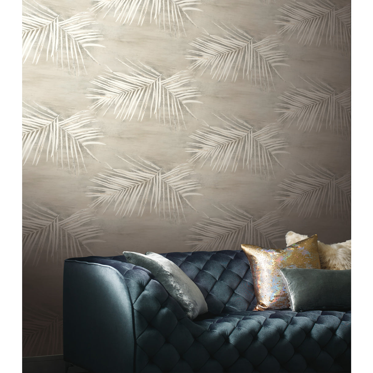 York VA1268 Endless Summer Grey Wallpaper