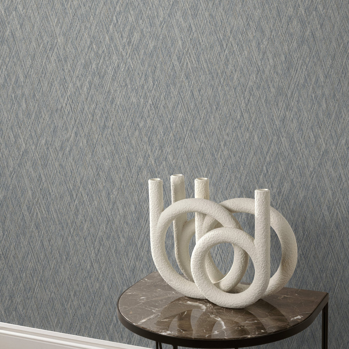 Galerie Very Faux Unis Geometric Grey Wallpaper VE1006