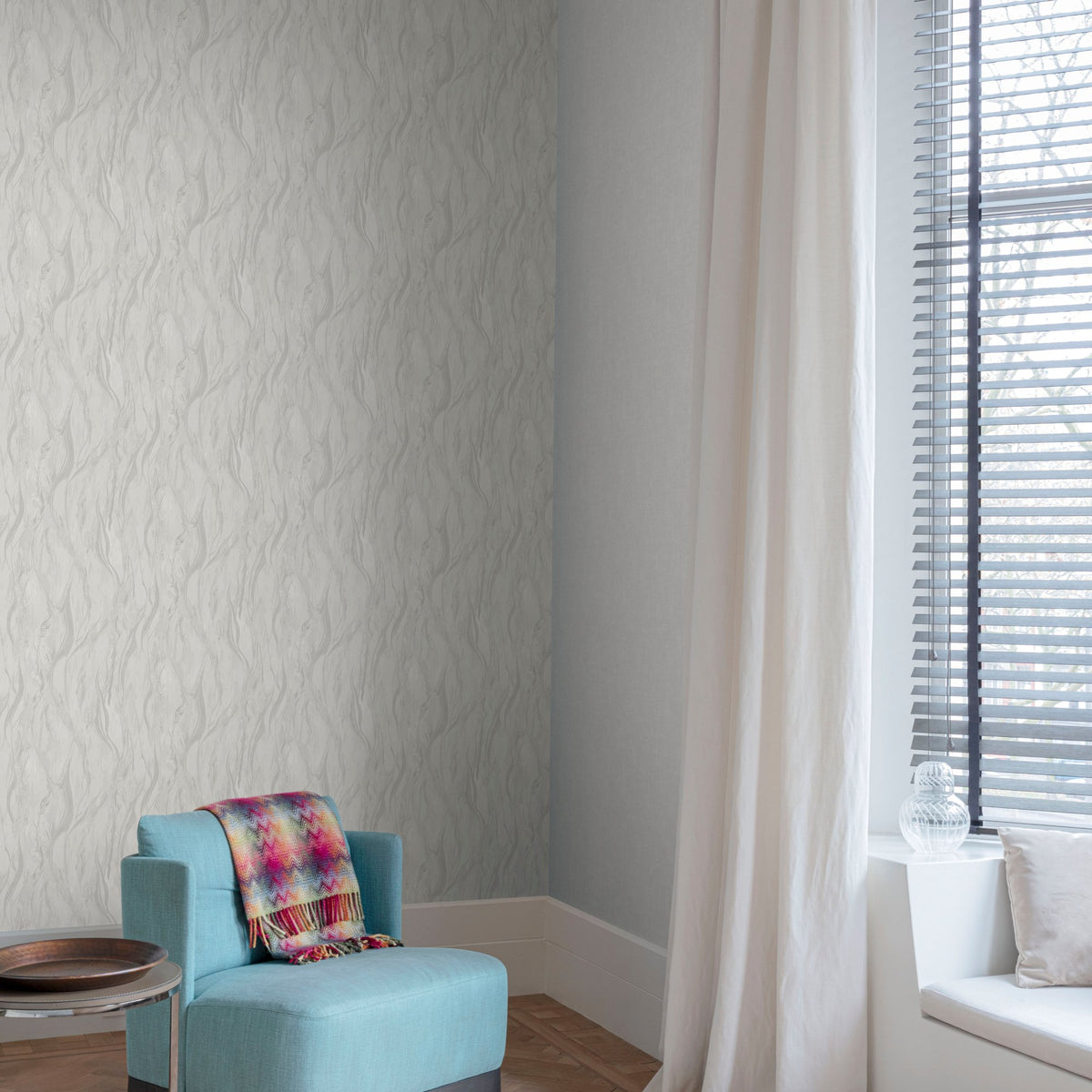Galerie Very Marble Plain Beige Wallpaper VE1205