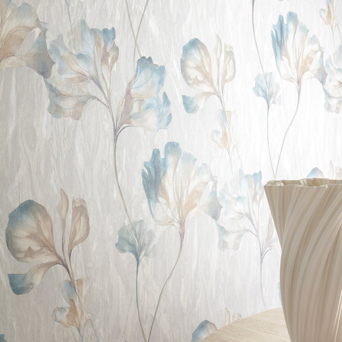 Galerie Very Classical Floral All-over Blue Wallpaper VE3307