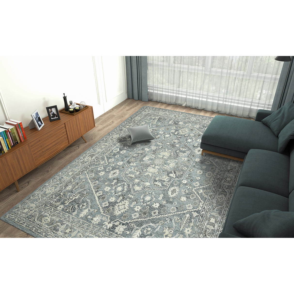 Amer Rugs VES-2 Vestige Farmhouse Oriental Area Rug