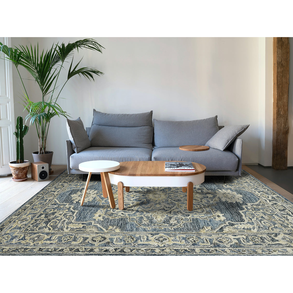 Amer Rugs VES-6 Vestige Farmhouse Oriental /Gray Area Rug