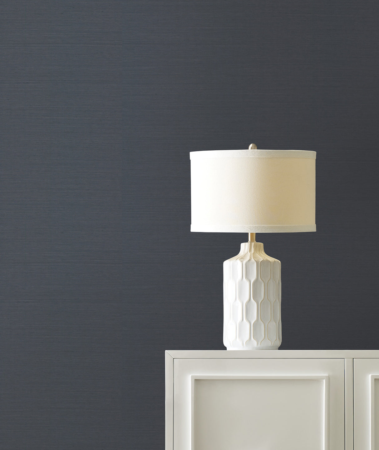 York VG4405NW Maguey Sisal Navy Wallpaper