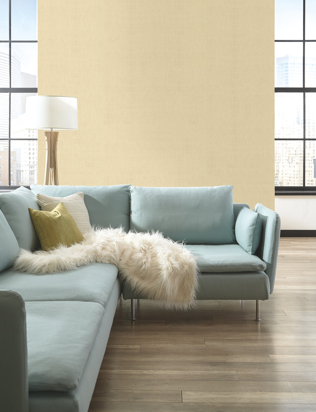 York VG4424 Woven Crosshatch White Wallpaper