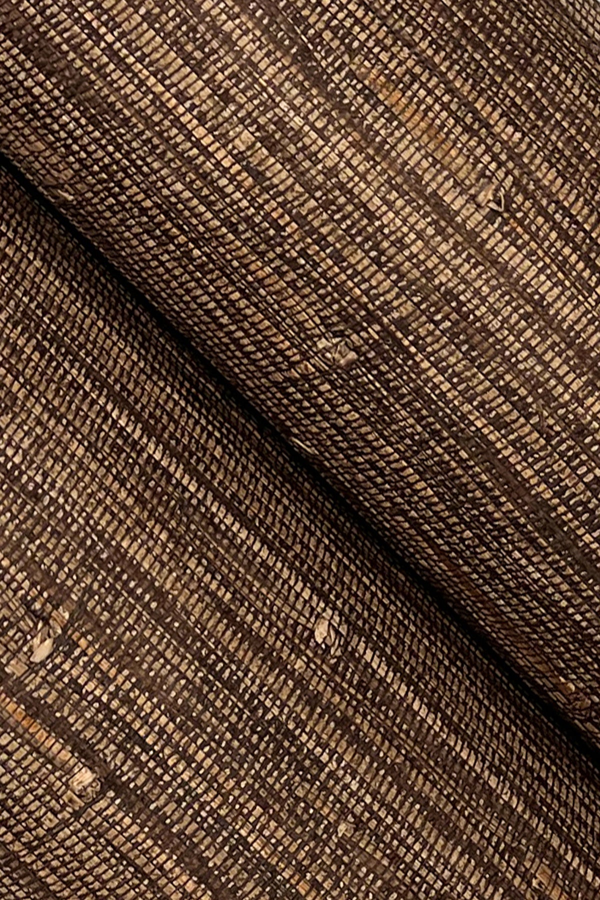 York VG4437GV Knotted Grass Brown Wallpaper