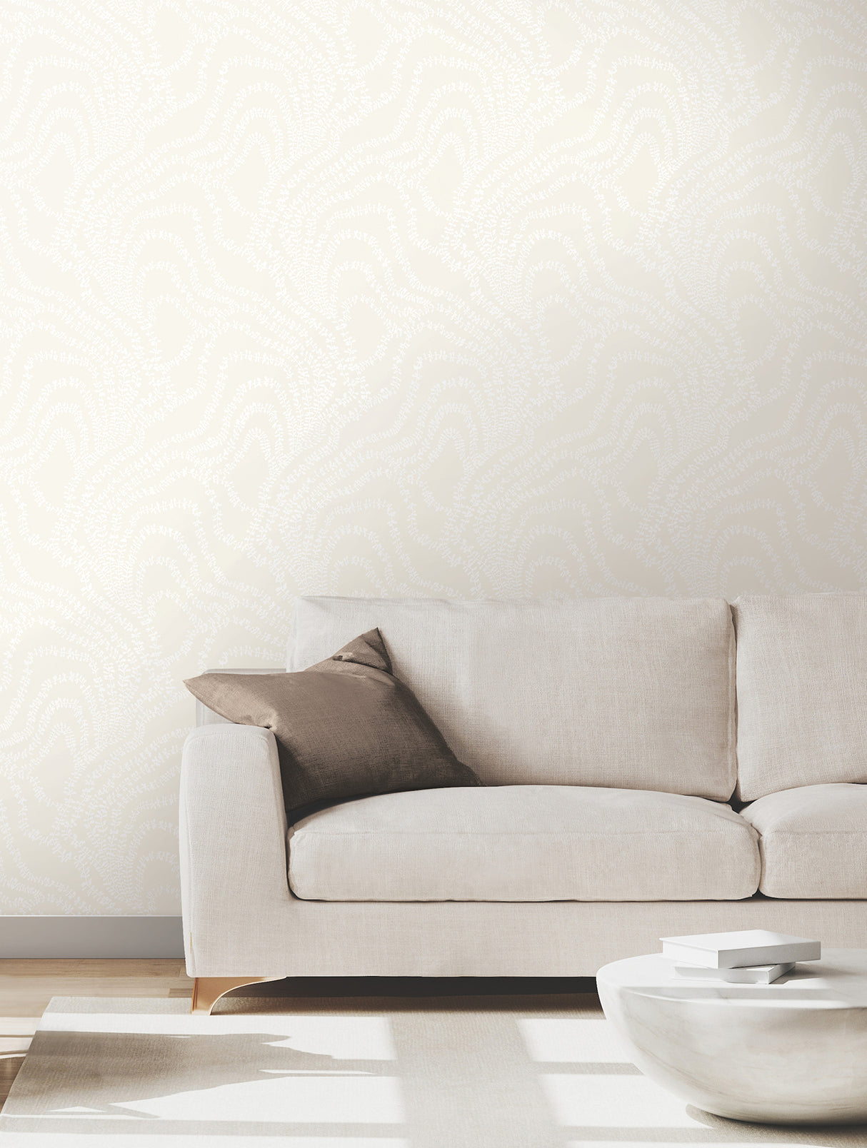 Ronald Redding VR1514 String of Pearls Pearl Vine Wallpaper