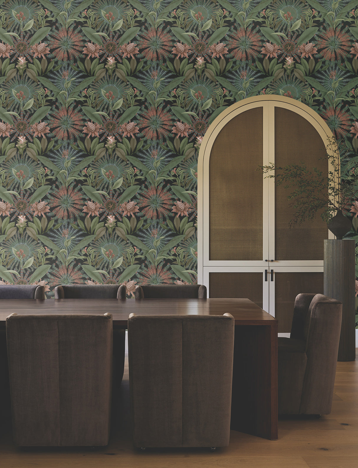 Ronald Redding VR1530 Enchanted Garden Green Tropical Wallpaper