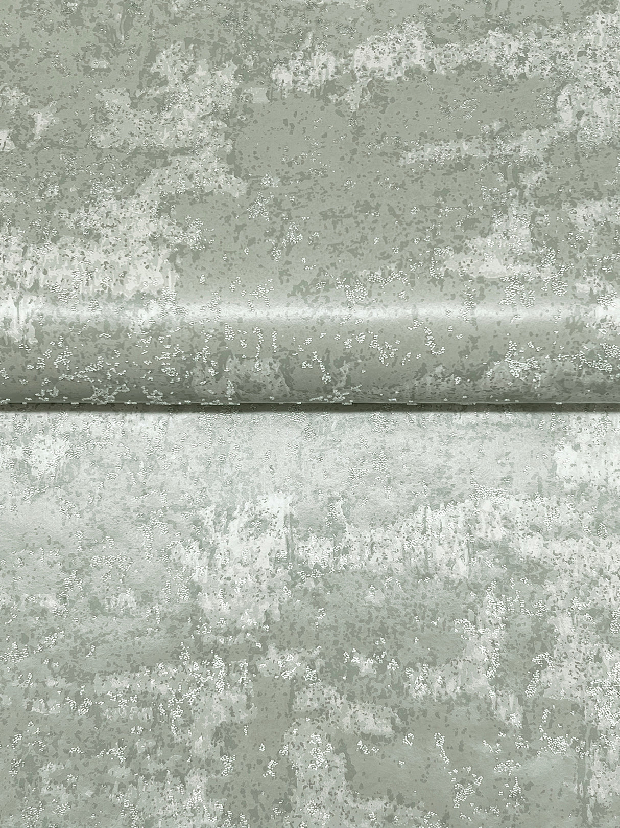 Ronald Redding VR1545 Crystal Cloud Sage Beaded Wallpaper