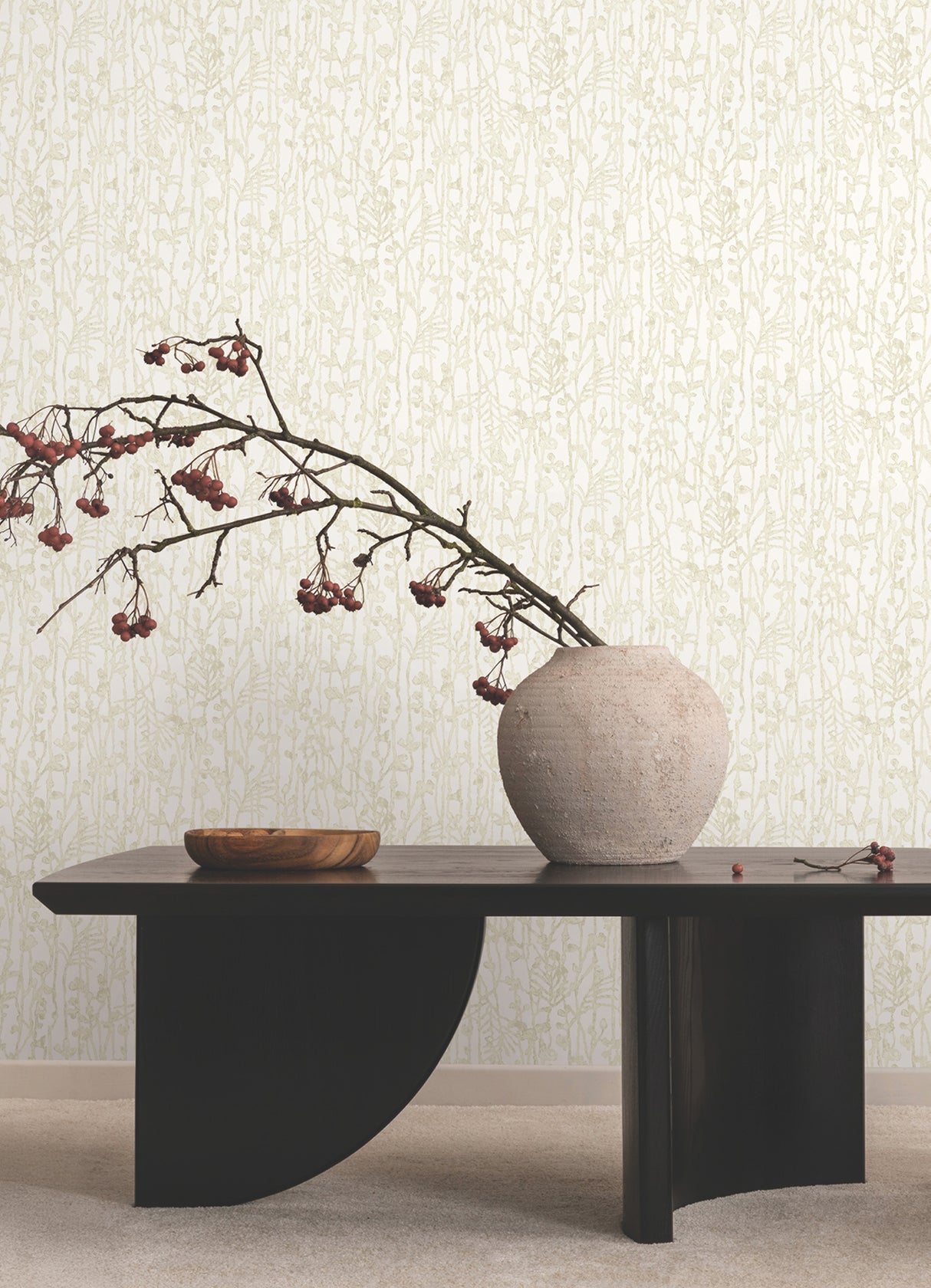 Ronald Redding VR1559 Filigree Beige Abstract Wallpaper