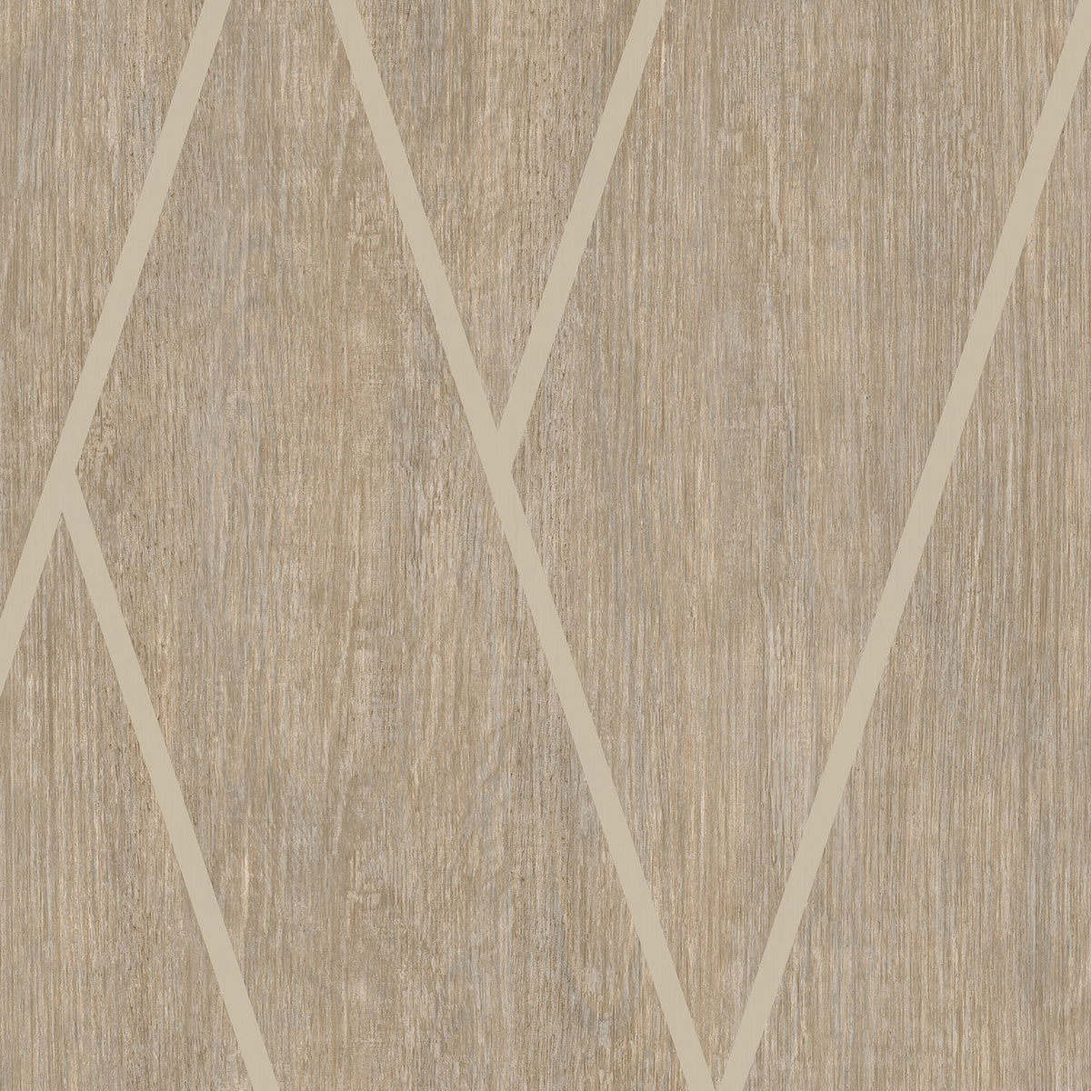 Veer Decor Wood Texture Chevron Brown Wallpaper VRBR08-757