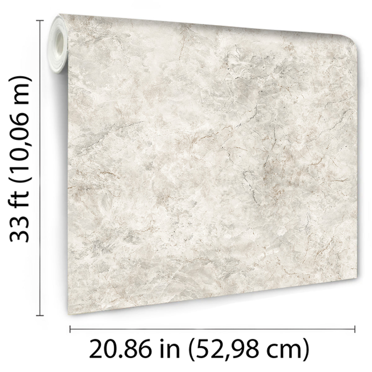 Veer Decor Luxurious Marble Grey Beige Wallpaper VRBR17-587