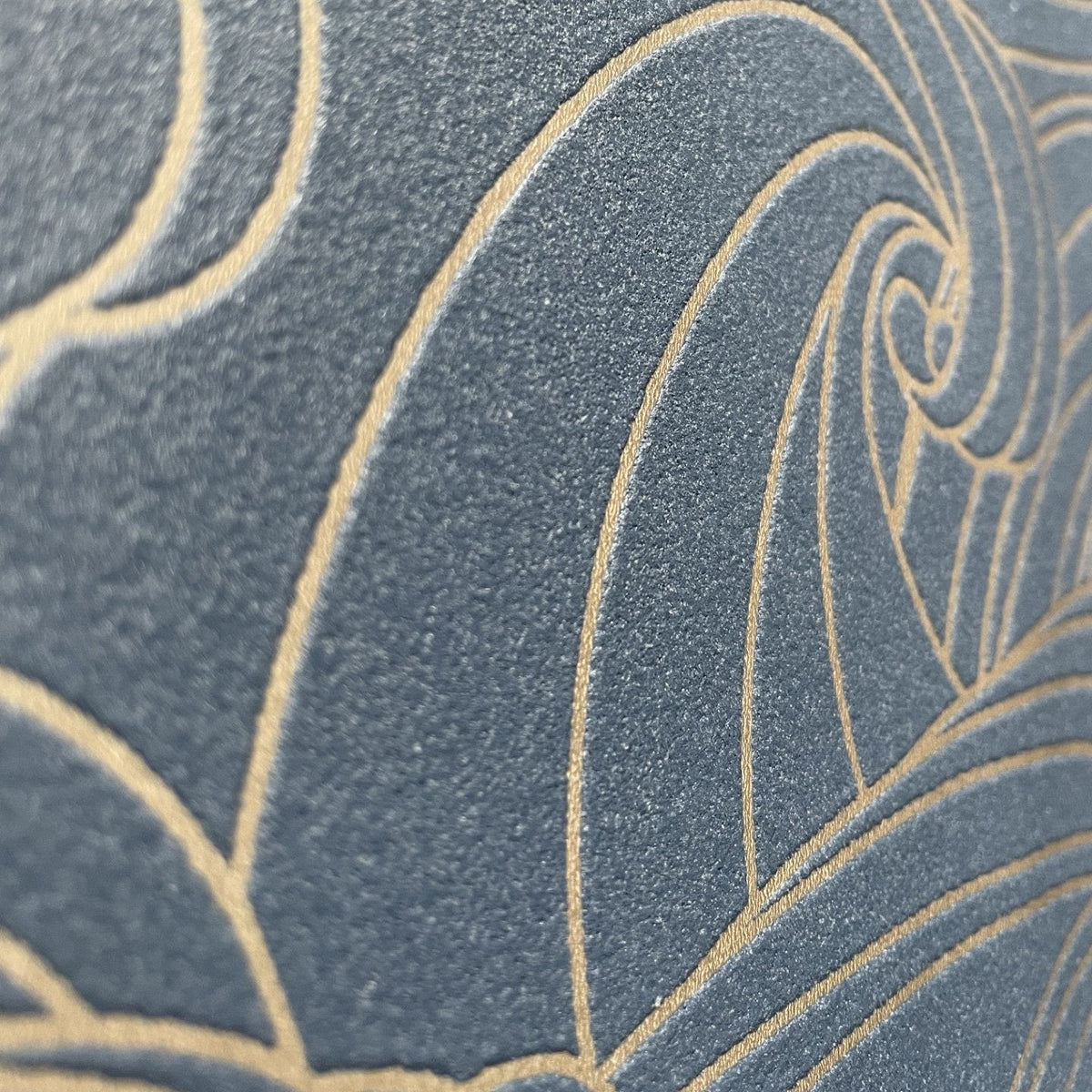 Veer Decor Big Wave Blue Wallpaper VREL01-926