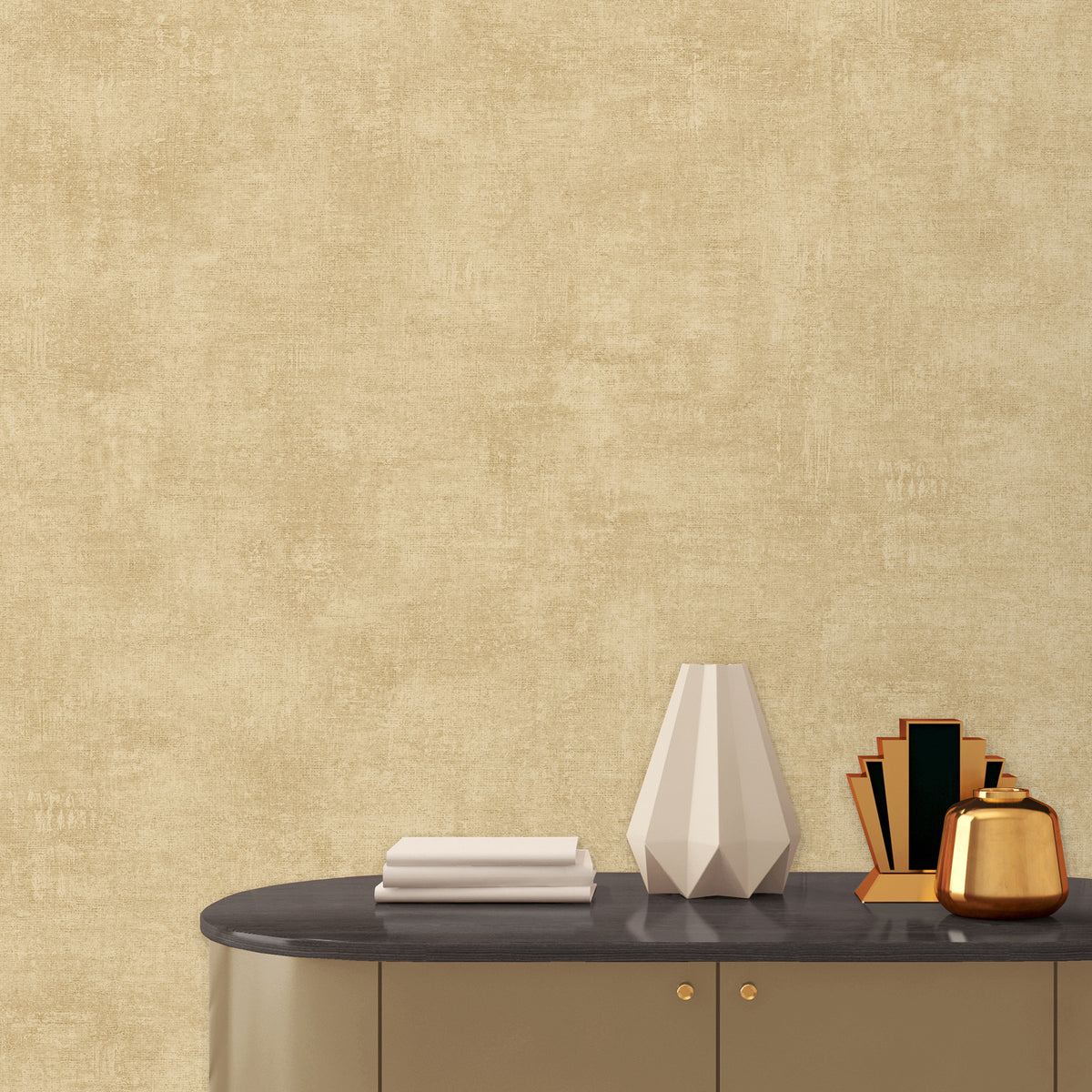 Veer Decor Grain Texture Yellow Wallpaper VREL12-731