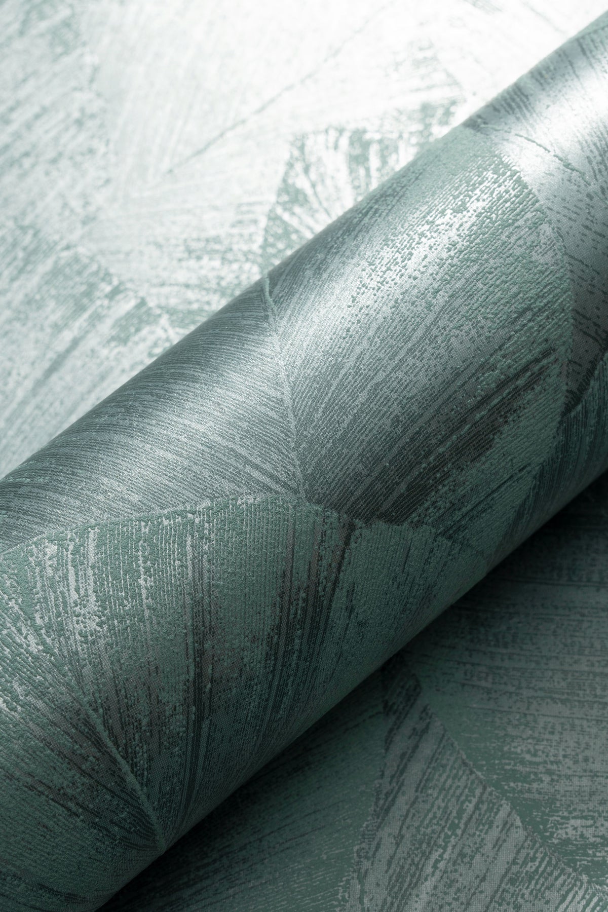 Veer Decor Etched Palm Canopy Green Wallpaper VRMB207-1060