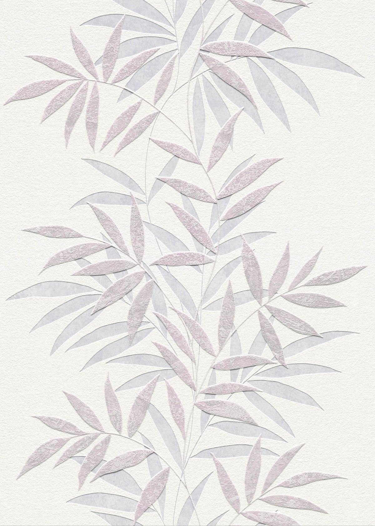 Veer Decor Raised Bamboo Leaf Pink Wallpaper VRMB705-1060