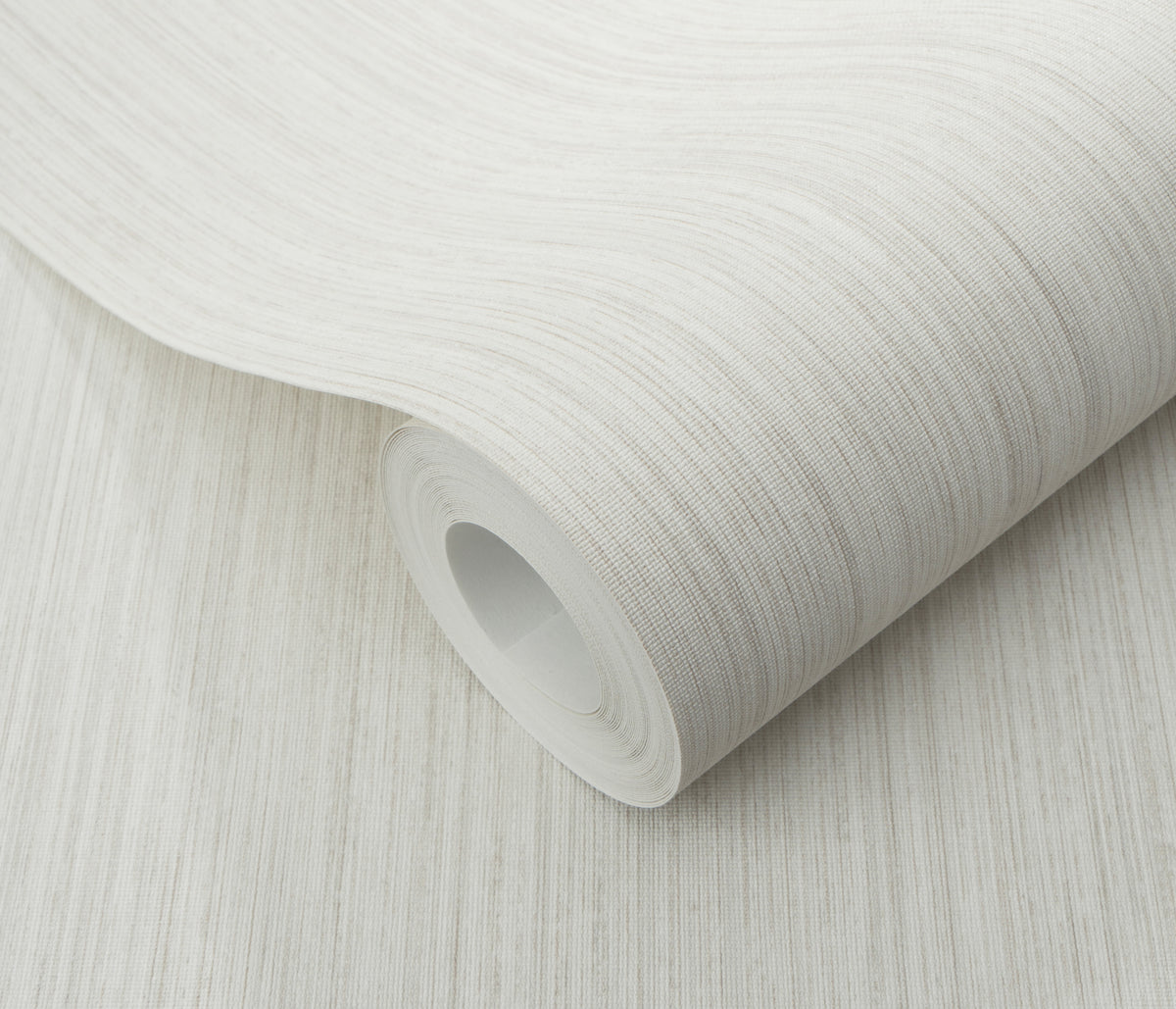 Veer Decor Fine Vertical Linen Texture Light Taupe Wallpaper