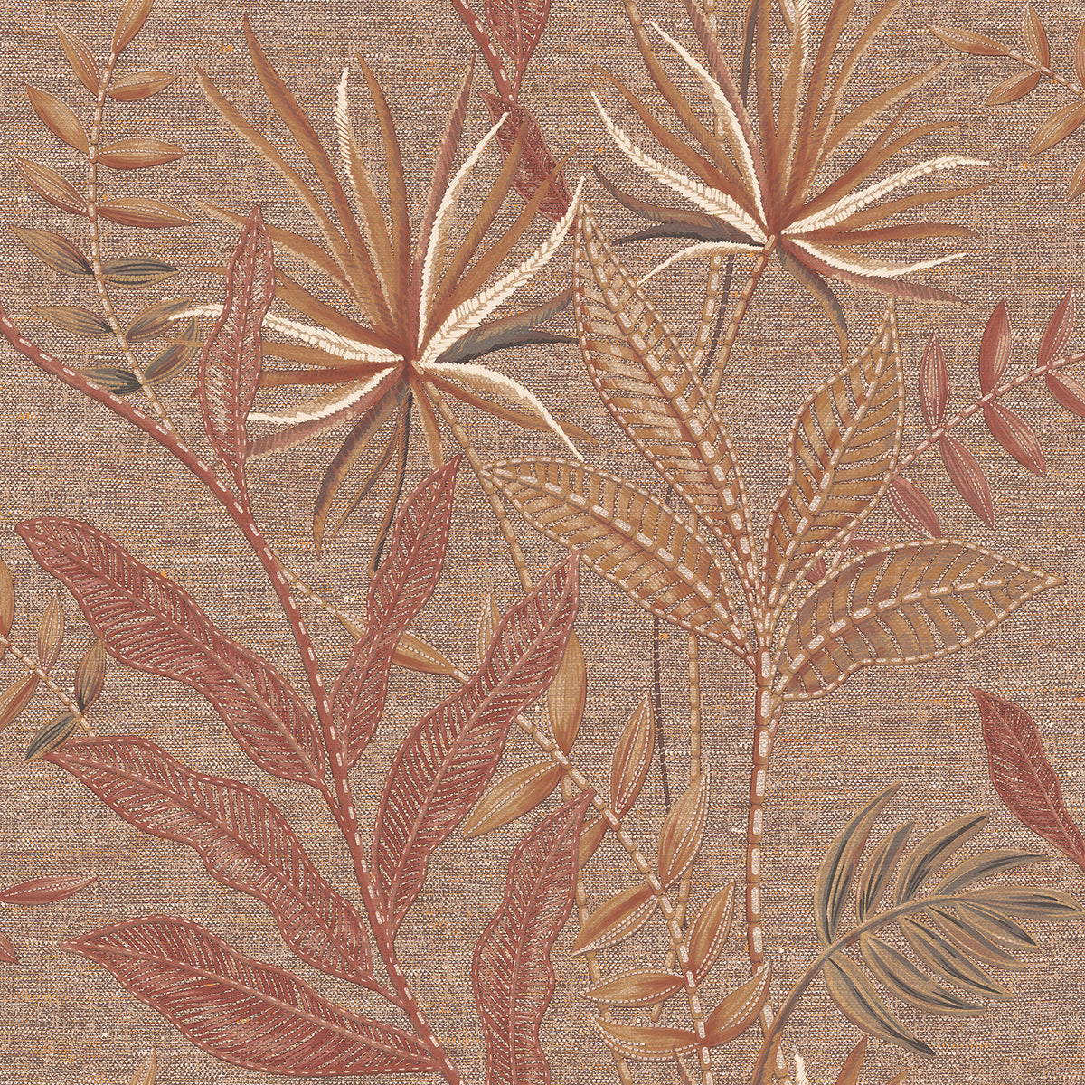 Veer Decor Stitched Oil Green Savannah VRTN83-290