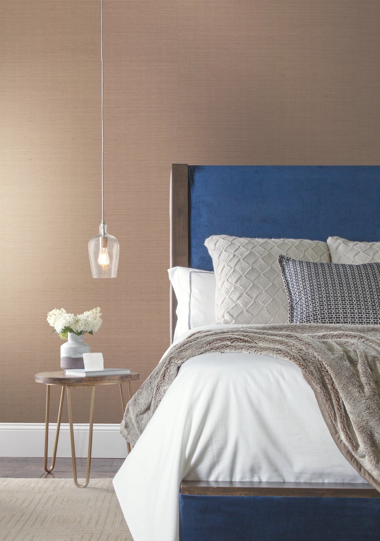 York VX2266 Sisal Twill Color Grasscloth Light Taupe Wallpaper