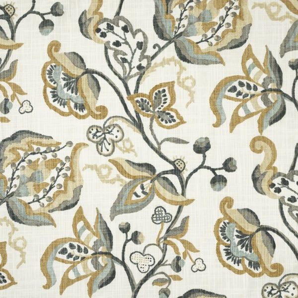 Mitchell MDS FF-2202-18 Contemporary,Floral,Traditional Linlee-Sandstone - Eade's Wallpaper