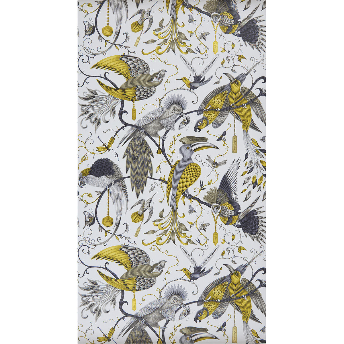 CLARKE AND CLARKE W0099/02.CAC.0 AUDUBON GOLD Wallpaper - Eade's Wallpaper