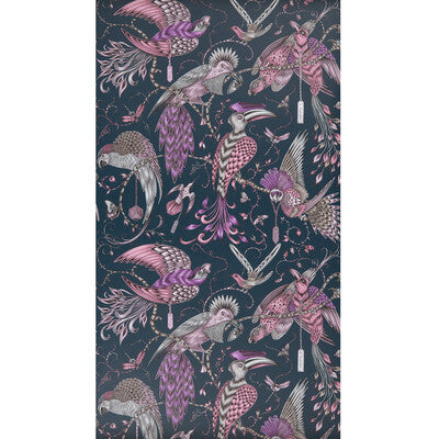 CLARKE AND CLARKE W0099/04.CAC.0 AUDUBON PINK Wallpaper - Eade's Wallpaper