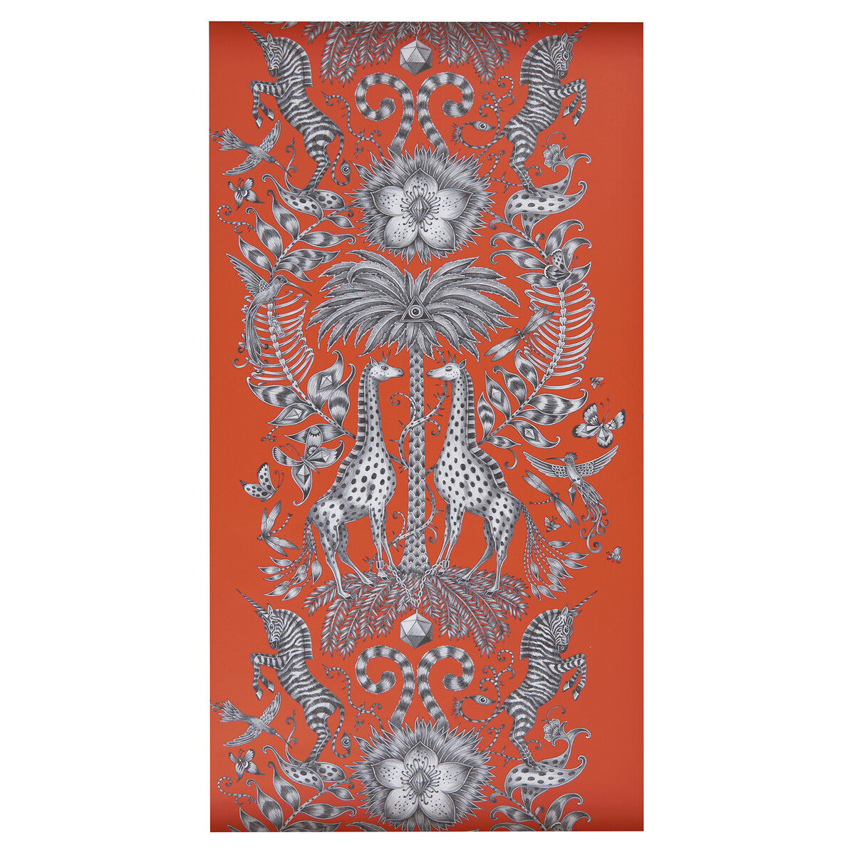 CLARKE AND CLARKE W0102/02.CAC.0 KRUGER FLAME Wallpaper - Eade's Wallpaper