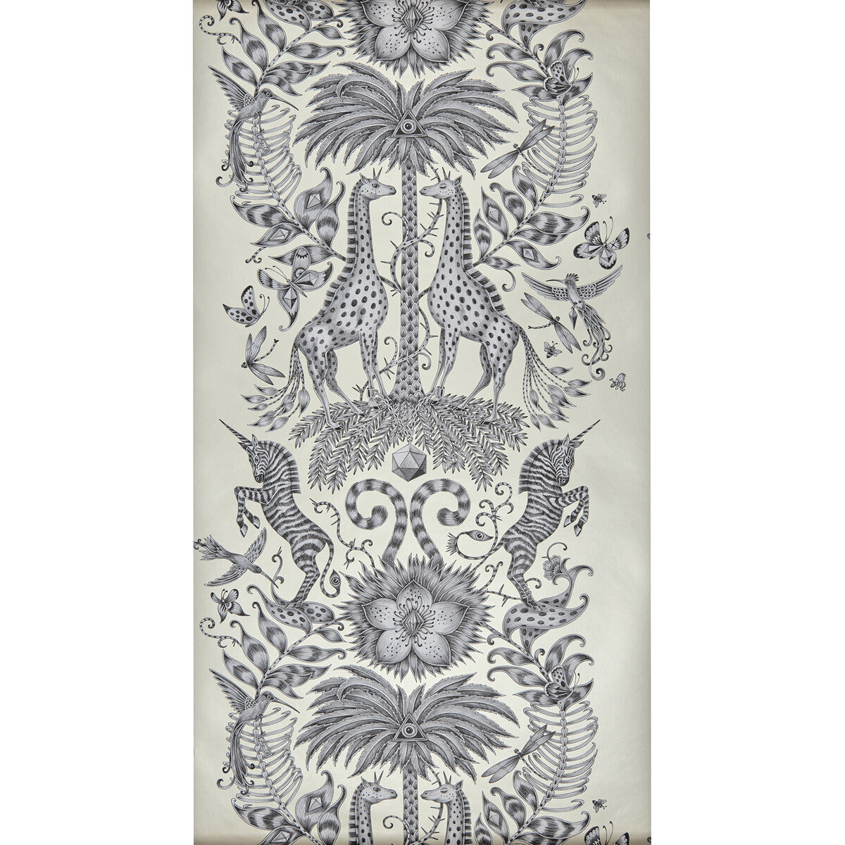 CLARKE AND CLARKE W0102/05.CAC.0 KRUGER MONOCHROME Wallpaper - Eade's Wallpaper