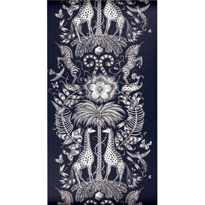 CLARKE AND CLARKE W0102/06.CAC.0 KRUGER NAVY Wallpaper - Eade's Wallpaper