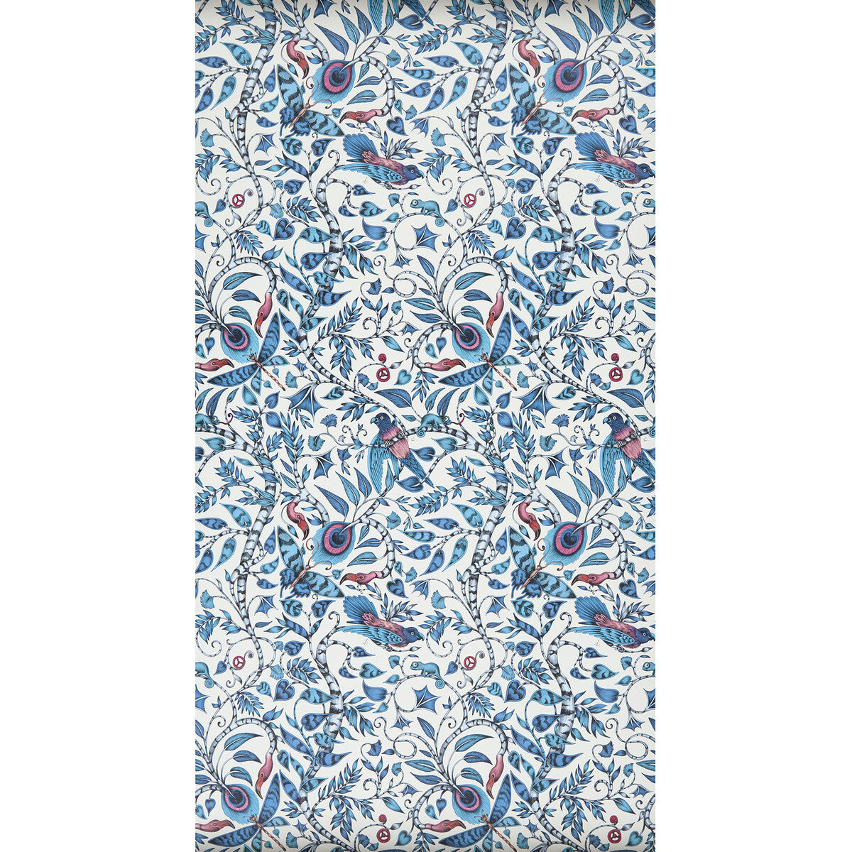 CLARKE AND CLARKE W0104/01.CAC.0 ROUSSEAU BLUE Wallpaper - Eade's Wallpaper