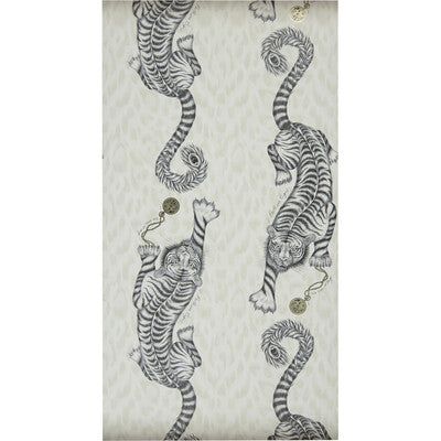 CLARKE AND CLARKE W0105/02.CAC.0 TIGRIS MONOCHROME Wallpaper - Eade's Wallpaper