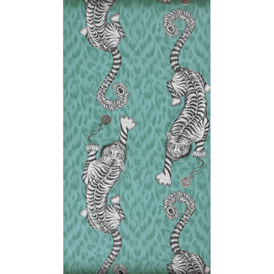 CLARKE AND CLARKE W0105/05.CAC.0 TIGRIS TEAL Wallpaper - Eade's Wallpaper