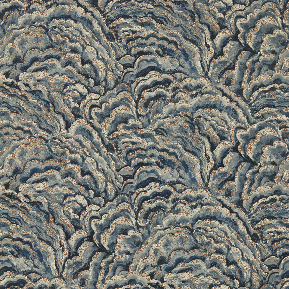 CLARKE AND CLARKE W0142/04.CAC.0 LUMINO MIDNIGHT/COPPER WP Wallpaper - Eade's Wallpaper