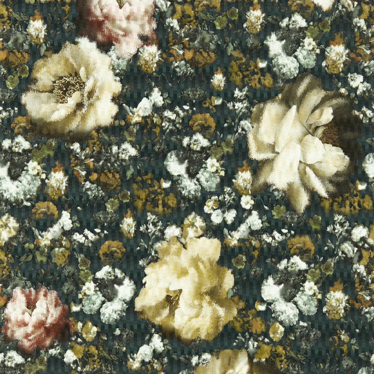 CLARKE AND CLARKE W0148/03.CAC.0 CAMILE TEAL/SPICE WP Wallpaper - Eade's Wallpaper