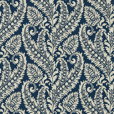 CLARKE AND CLARKE W0161/01.CAC.0 REGALE DENIM WP Wallpaper - Eade's Wallpaper