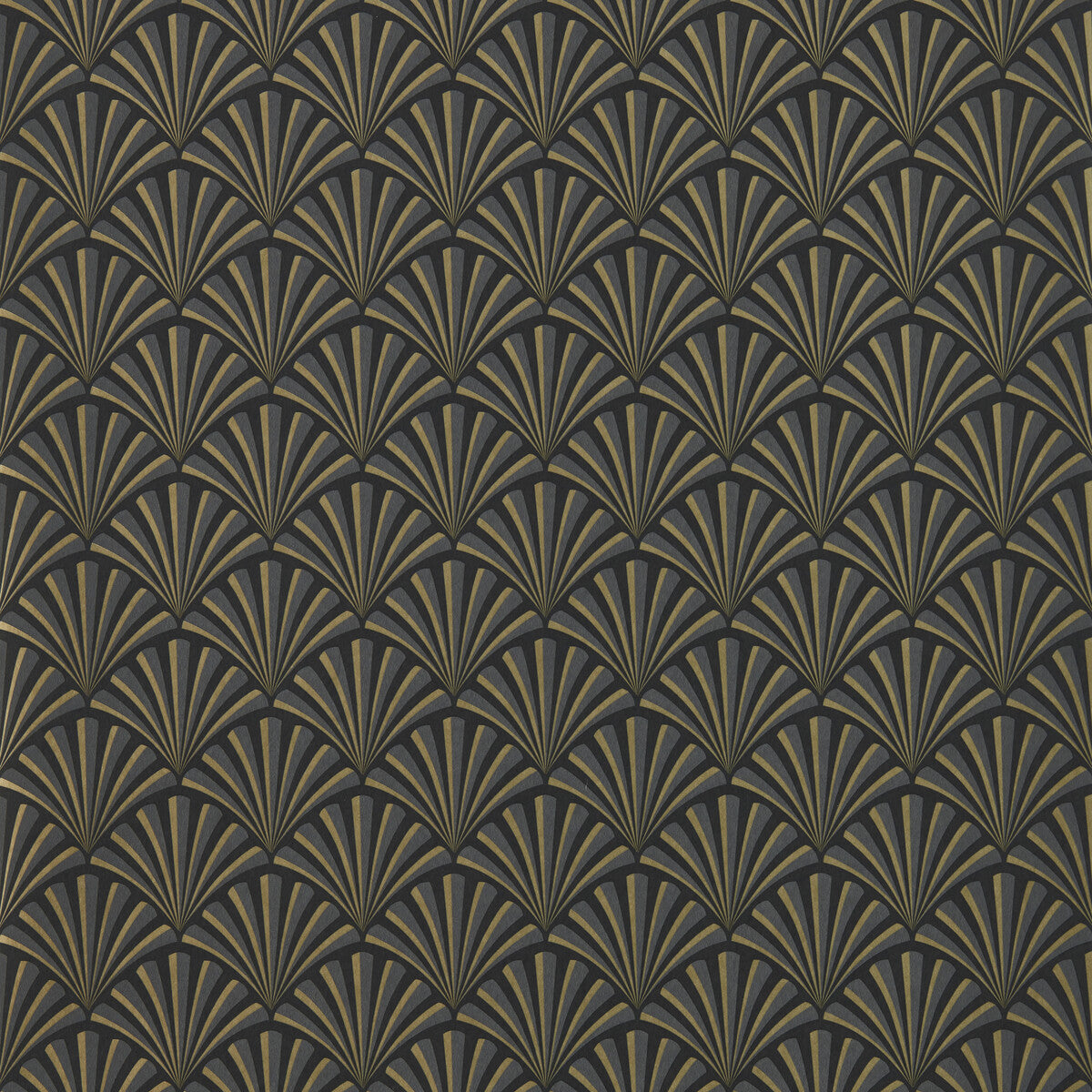 CLARKE AND CLARKE W0164/01.CAC.0 CHRYSLER NOIR WP Wallpaper - Eade's Wallpaper