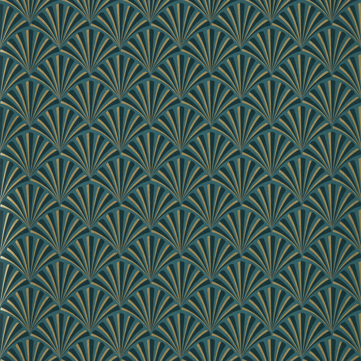 CLARKE AND CLARKE W0164/04.CAC.0 CHRYSLER TEAL WP Wallpaper - Eade's Wallpaper
