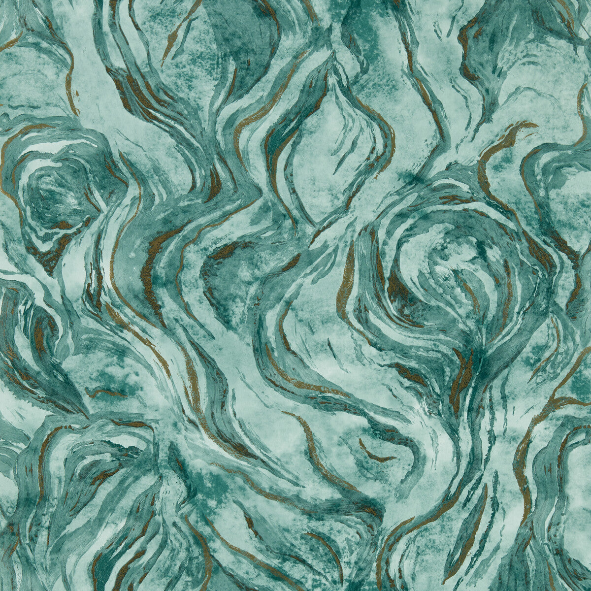 CLARKE AND CLARKE W0168/04.CAC.0 LAVICO TEAL WP Wallpaper - Eade's Wallpaper